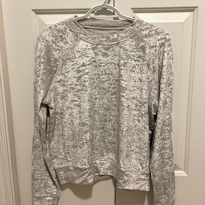 Lululemon Warm Down Crew in Crushed Velvet